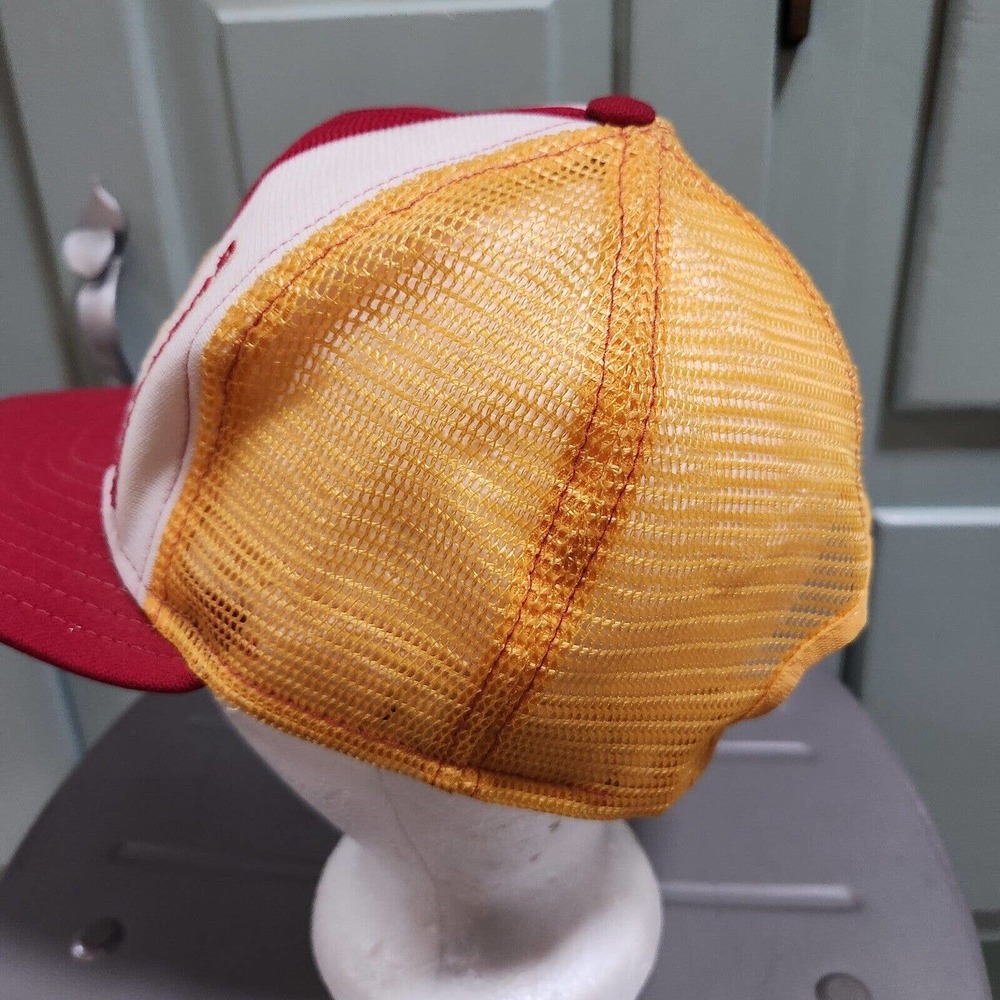 VTG 1984 NFL Washington Redskins Super Bowl XVIII Mesh Trucker Snapback Hat Cap - Picture 7 of 12